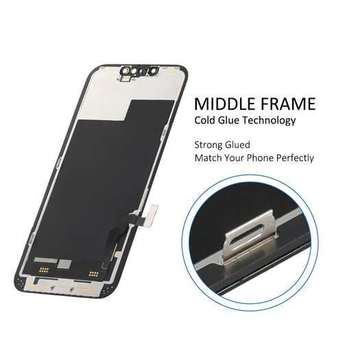 OLED LCD Display Touch Screen Digitizer Frame Assembly/Replacement for iPhone 13 - Picture 7 of 12