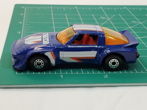 1982 Matchbox Blue Mazda RX7 Diecast Car - Picture 3 of 13