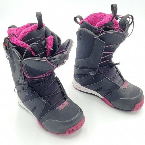 Salomon スノーボードブーツ ブラック/パープル　23cm Salomon スノーボードブーツ ブラック/パープル 23cm Salomon