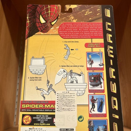 ToyBiz Super Posable Spider-man Marvel Legend Intense RARE Used From Japan - Picture 6 of 24