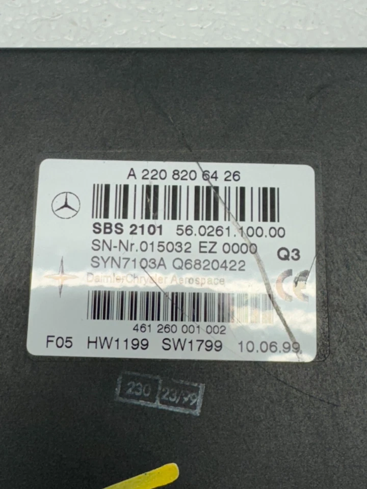 Módulo de control de idioma OEM A2208206426 Mercedes Benz S430 S600 S500 2000-2006 Foto 4 de 4