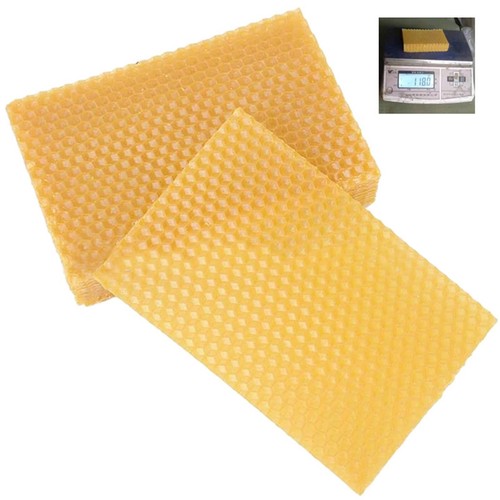 30 PCS Beeswax Foundation Bee Hive Wax Frames Beekeeping Honeycomb Sheet Base - Picture 3 of 7