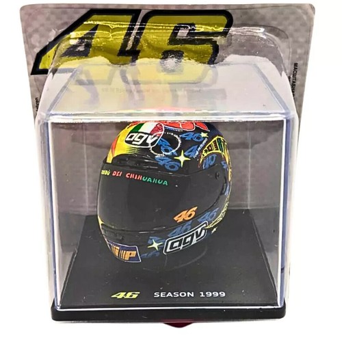 VALENTINO ROSSI#46 Set Caschi Scala 1:5 - Valencia 2011/Misano 2014/1999 Stagione - Foto 8 di 12