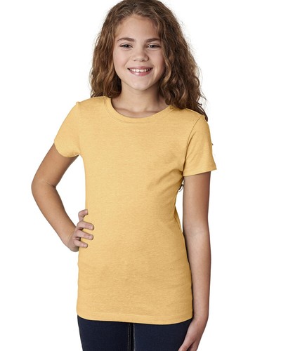 Next Level Apparel Youth Princess 4.3 oz. CVC Short Sleeves T-Shirt 3712 XS-XL - Picture 4 of 16