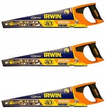 3 Pack - Irwin Jack 10505212 880UN Universal 20"/550mm HardPoint Wood Hand Saws