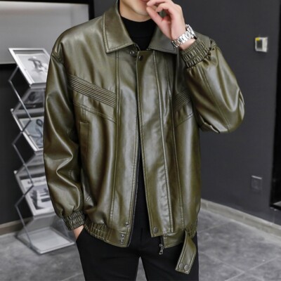 leather collar work jacket Lサイズ Supreme Leather Collar Work Jacket (FW20) - $198