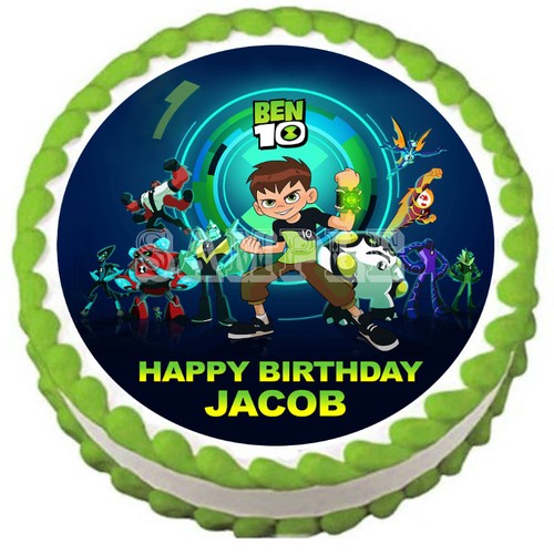 BEN 10 Party Edible Cake topper image - Picture 4 of 10