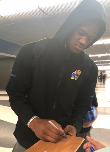 BILLY PRESTON signed (KANSAS JAYHAWKS) basketball 8X10 photo *PROOF* W/COA #1 - Picture 2 of 2