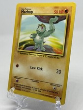 Base Set - MP - Machop 52/102 Pokemon Vintage WOTC English (US Seller