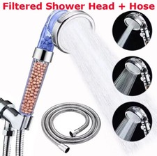 High Pressure Shower Head with Handheld Spray Combo 3 Stage Filtered ShowerHead