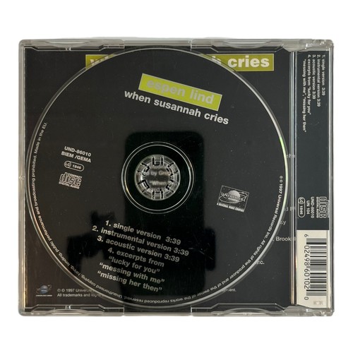 When Susannah Cries von Espen Lind | CD | 1997 - Bild 2 von 2