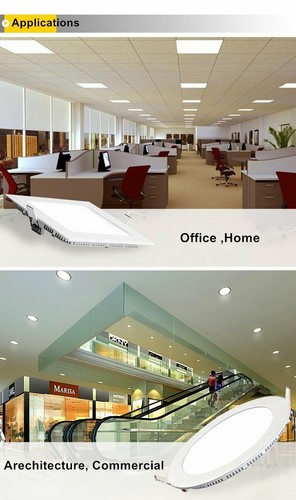 10X 3-24W Panel LED Foco empotrable Lámpara de techo Lámpara empotrada Plana Redonda Techo - Imagen 11 de 12