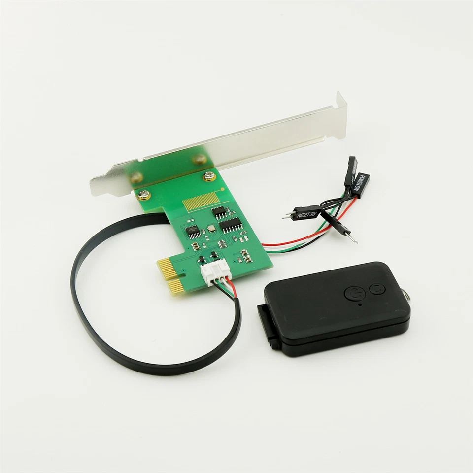 1pc 20M 2.4G PCI-E Desktop Remote Control Wireless Restart Switch Turn On/OFF PC - Image 2 of 4