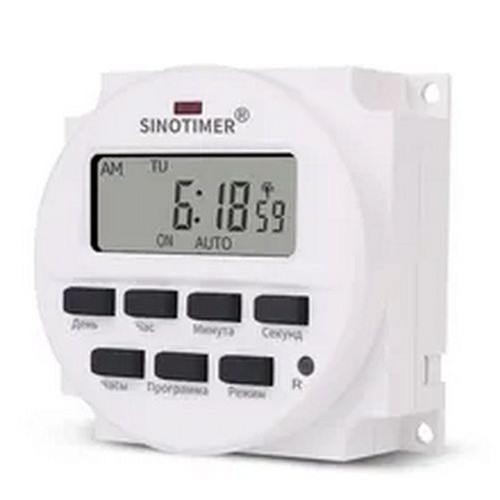 6pcs Digital Timer Switch 1 Second Interval 7 Days Programmable 24 Hours TM618S