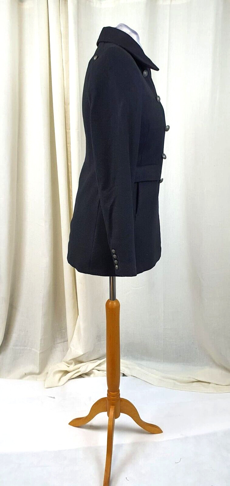 Suprerdry Military Double Breasted Pea Coat Size XS RRP £80.49 LN036 BB 09 image 5
