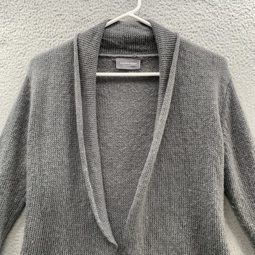 Wooden Ships Damengröße X/S grau vorne offen Cardigan Pullover Wolle Mohair Mischung - Bild 5 von 9