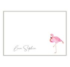 FLAMINGO Personalised NOTE CARDS X10, writing paper, cats animals notepaper sc52