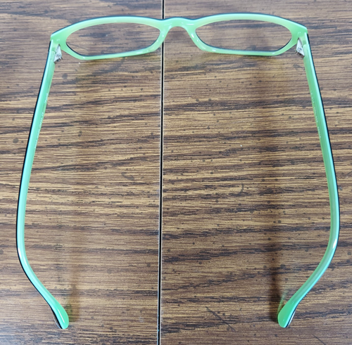 Legre LE014 Green Inside and Dark Brown Outside COL 452 49-16 Frames Only - Picture 7 of 7