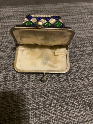 Vintage Coin Purse Kiss Lock Double Side (1950's Made In Korea) - Picture 6 of 10
