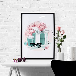 TIFFANY Fashion Art Print Poster Wall Art Beauty Girls Home Decor ... TIFFANY Fashion Art Print Poster Wall Art Beauty Girls Home Decor ...