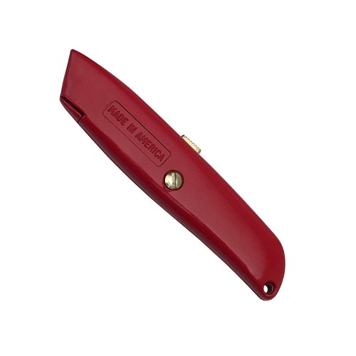 Cuchillo utilitario retráctil Wilde 6" navaja de afeitar aluminio fundido hecho en EE. UU. 11759B - Imagen 4 de 4