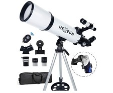 Hexeum Astronomical Telescope 80/600mm BlackFully Multi-coated High Transmission