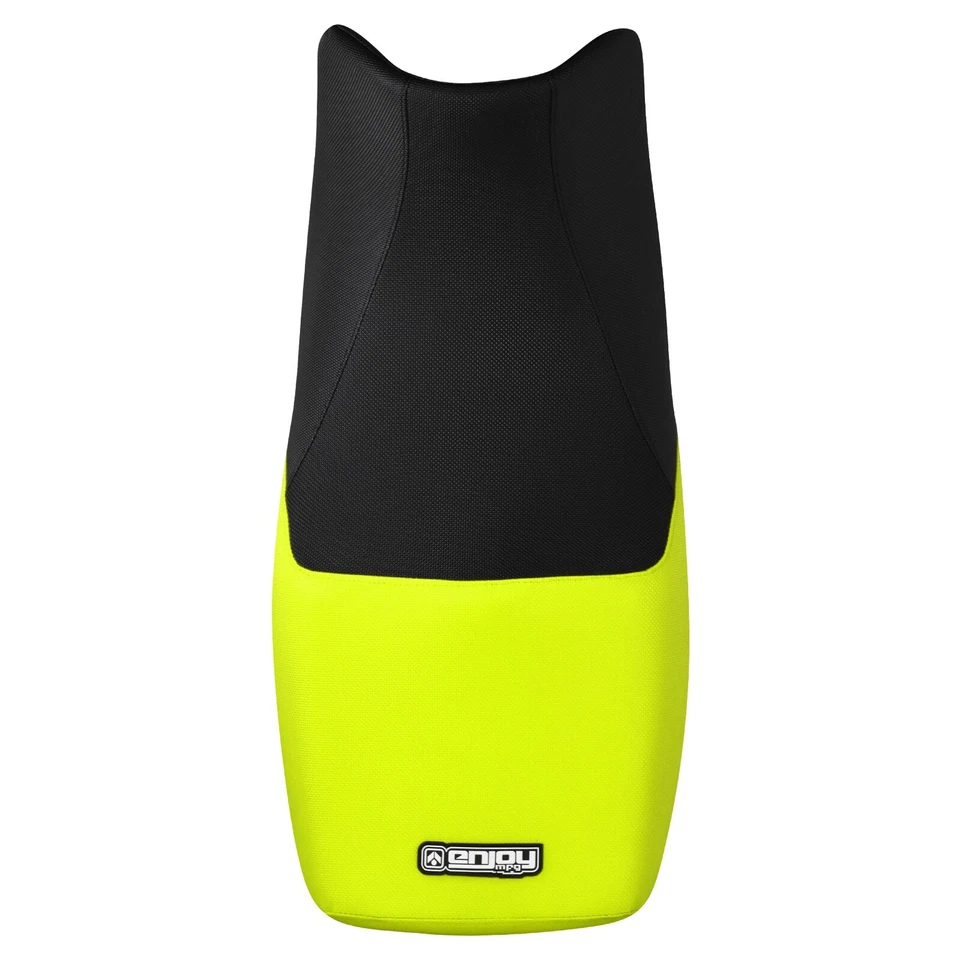 Cubierta de asiento Suzuki DL 650 V-Strom 2004-11 Enjoy negra delantera amarilla neón trasera #398 Foto 3 de 4