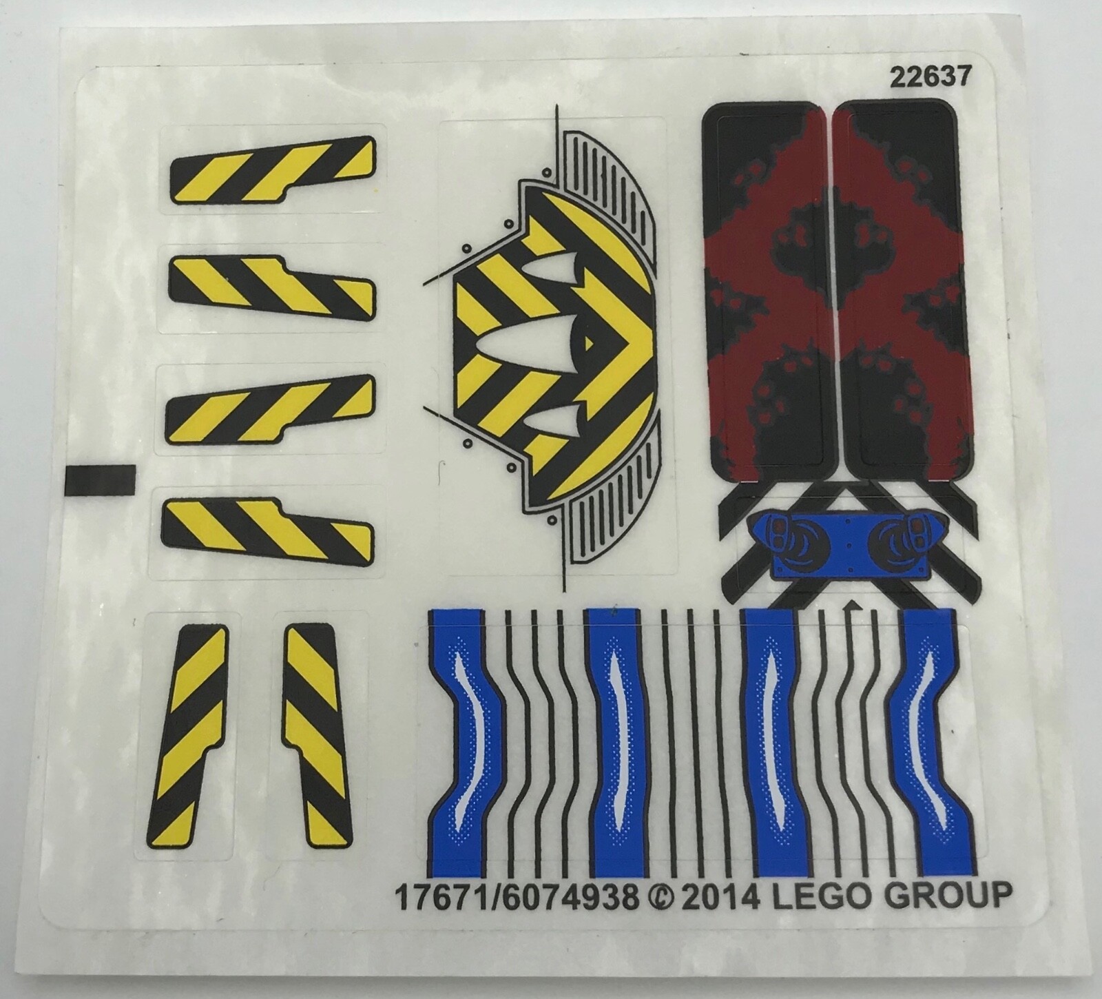 Lego New Sticker for Set 76020 for Set Knowhere Escape Mission