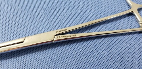 Codman 32-4131 Rochester forcipe fornello 8" mascelle curve 1x2 denti - Foto 5 di 6