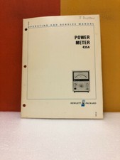 HP 00435-90011 Power Meter 435A Operating & Service Manual