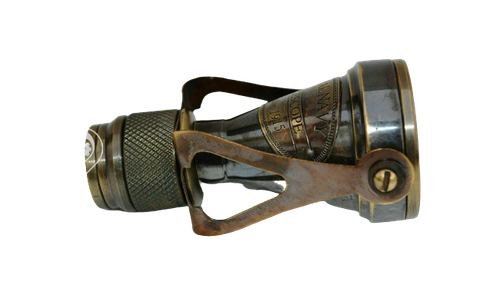 TELESCOPIO VINTAGE ANTICO OTTONE MARINA NAUTICA PIRATA CANNOCCHIALE DA PUNTAMENTO - Foto 6 di 7