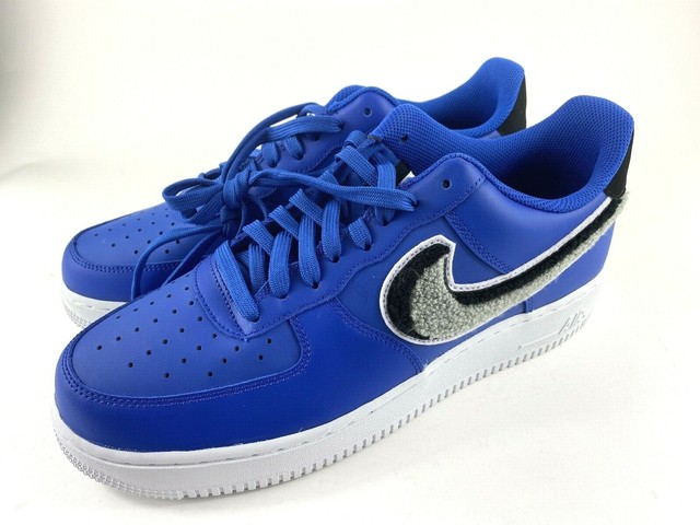 Size 10.5 - Nike Air Force 1 Low Chenille Swoosh 2018 for sale online | eBay