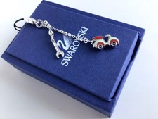 SWAROVSKI Automobile Themed CELL PHONE STRAP AND CHARM w/ Box  Tag - NEW