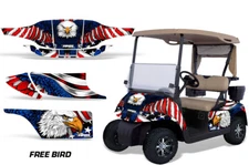 Golf Cart Graphics Decals Stickers for E-Z-GO TXT 1994-2013 FREEBIRD