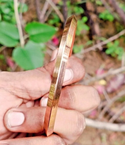 Pure Copper Bangle Bracelet Copper kada Solid Copper Bracelet - Picture 3 of 9