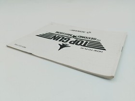 Top Gun Second Mission + Notice / Nintendo NES / PAL B / FAH-1