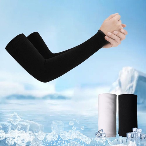 1/2/4Pair UV Sun Protection Cooling Arm Sleeves Cover Outdoor Sports Basketball - Picture 6 of 13
