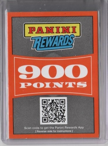 Panini Rewards 900 Points Redemption unbenutzte Karte