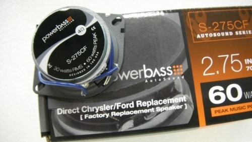 NEW PAIR POWERBASS CHRYSLER JEEP GRAND CHEROKEE 99-04 DASH SPEAKERS S-275CF - Picture 4 of 4