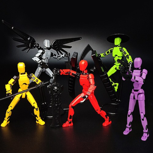 Action Figures 13 Action Figures Robot Action Figures 3D Printed Moved Joints - Picture 3 of 24