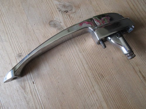 Autotürgriff Chrom Oldtimer - Funktionierender Knopf. - Bild 4 von 8