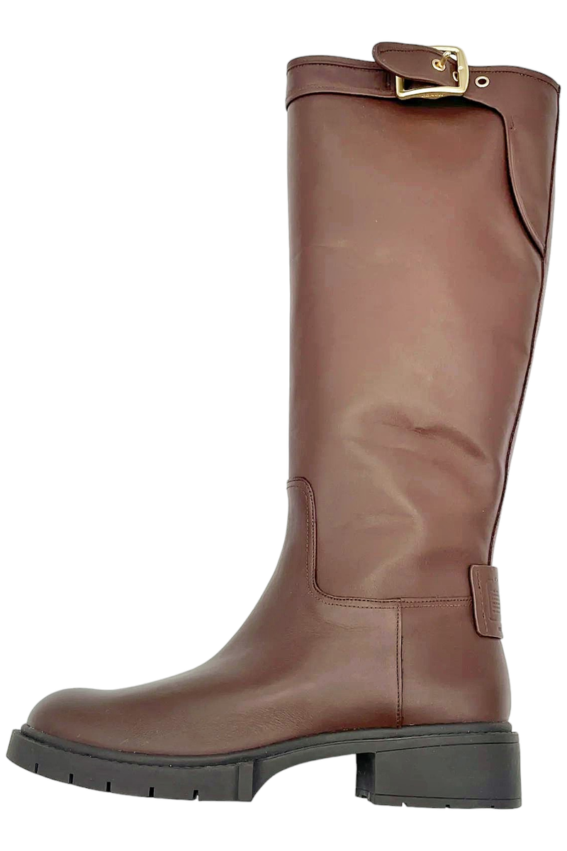 Coach Women's Julietta Sculpted C Lug Sole Tall Riding Boots