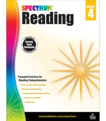 Spectrum Reading Workbook, Grade 4 - Paperback By Spectrum - GOOD
