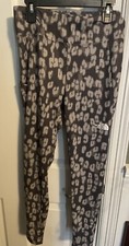 The North Face Gray Print on Mountain Tight Leopard Girls Sz Large 14/16
