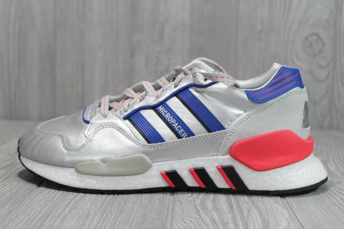 50 Adidas Oiginals ZX930 X EQT Silver Micropacer Shoes EF5558 9.5 - eBay