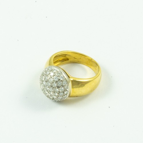Bague pour femme en Or Jaune et Blanc 18 carats - Imagen 2 de 8