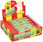 60x Swizzels Drumstick Original Raspberry & Milk Chew Bar 18g