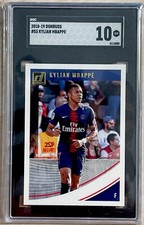 2018-19 Donruss Kylian Mbappe #53 Rookie RC SGC 10 GEM MINT
