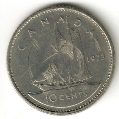 Canada - 10 Cents - 1973 - #1 - Elizabeth II 2nd portrait | eBay