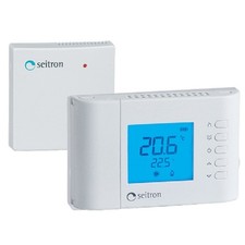 Seitron Termostato Digitale LCD Multifunzione senza fili WiFi Wireless Caldaia